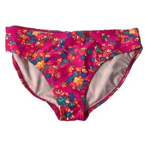 OP Floral Pink Bikini Bottoms